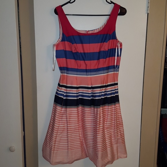 Tiana B. Dresses & Skirts - Summer Multicolor Striped Dress, Sz 8